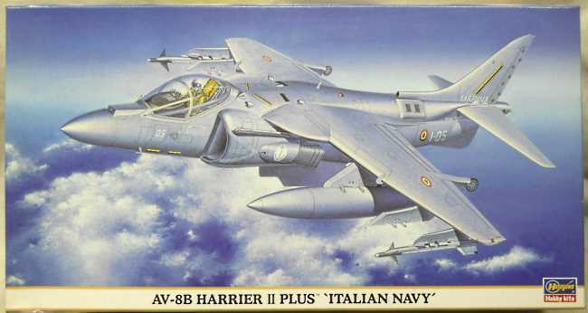 Hasegawa 1/48 AV-8B Harrier II Plus Italian Navy, 09684 plastic model kit